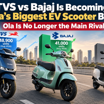 Tvs Vs Bajaj EV market share