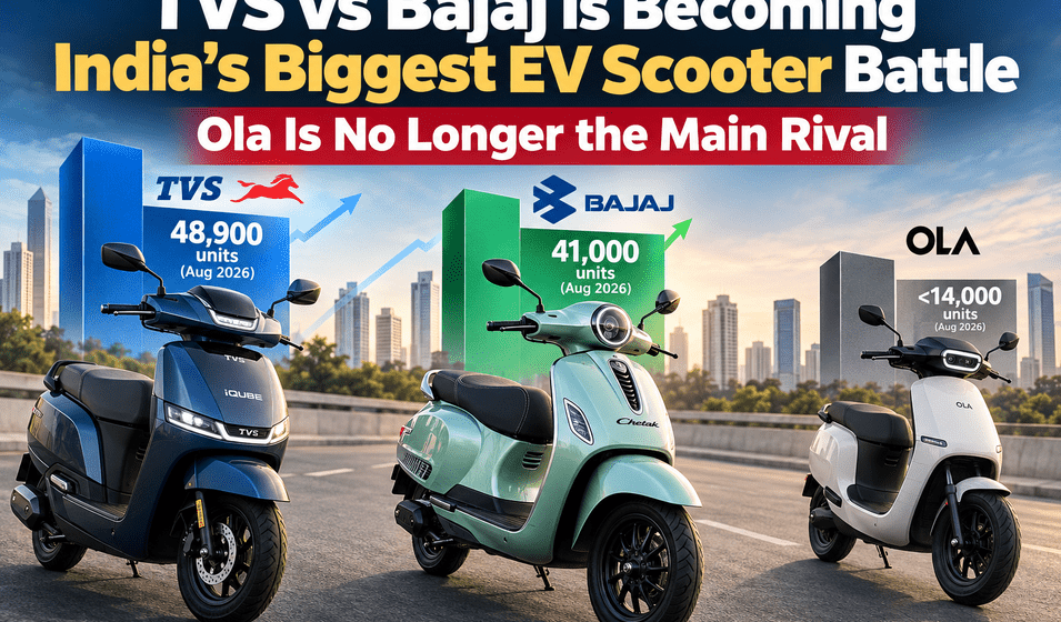 Tvs Vs Bajaj EV market share