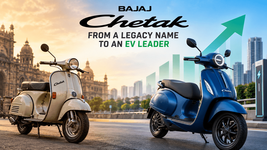 bajaj chetak sales up